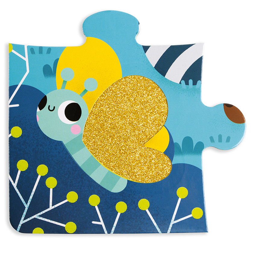 Puzzle tactile Les animaux de la forêt 20 pièces 