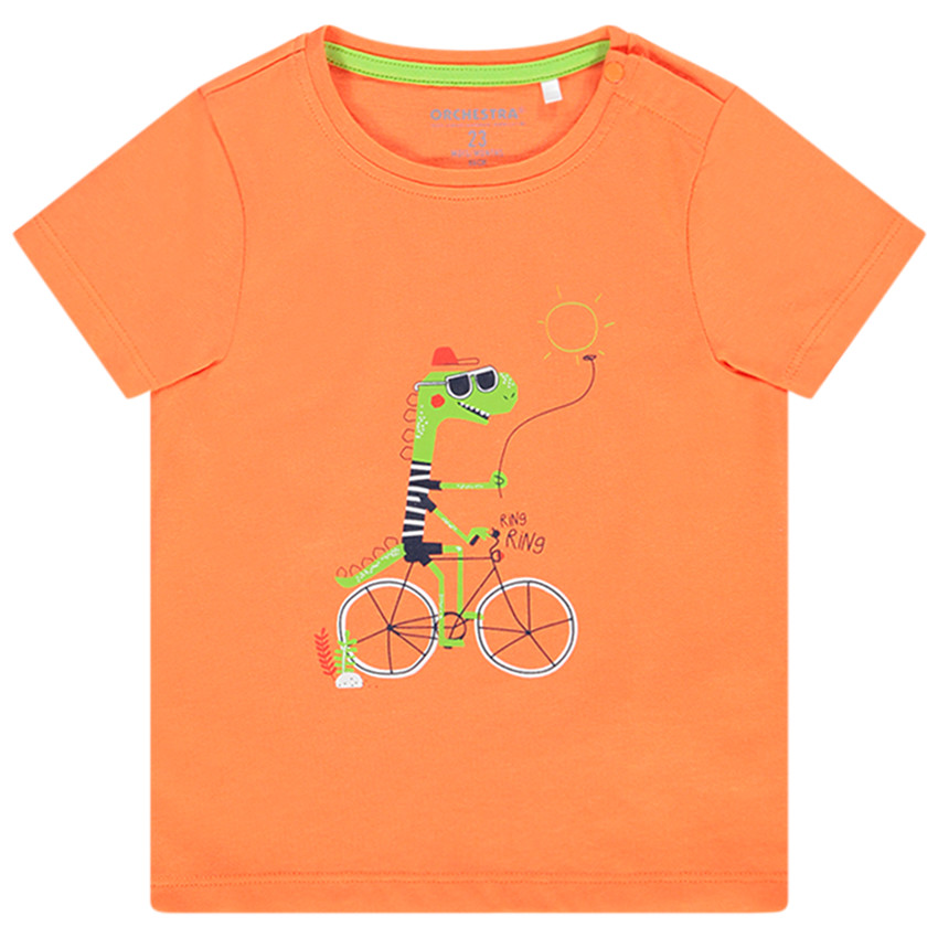 T-shirt manches courtes print animaux pour bébé garçon