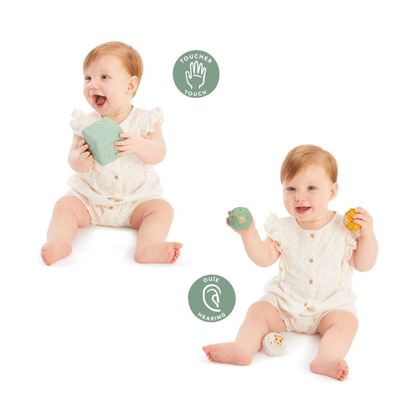 Coffret d'éveil sensoriel 8 pièces Sophie la Girafe 