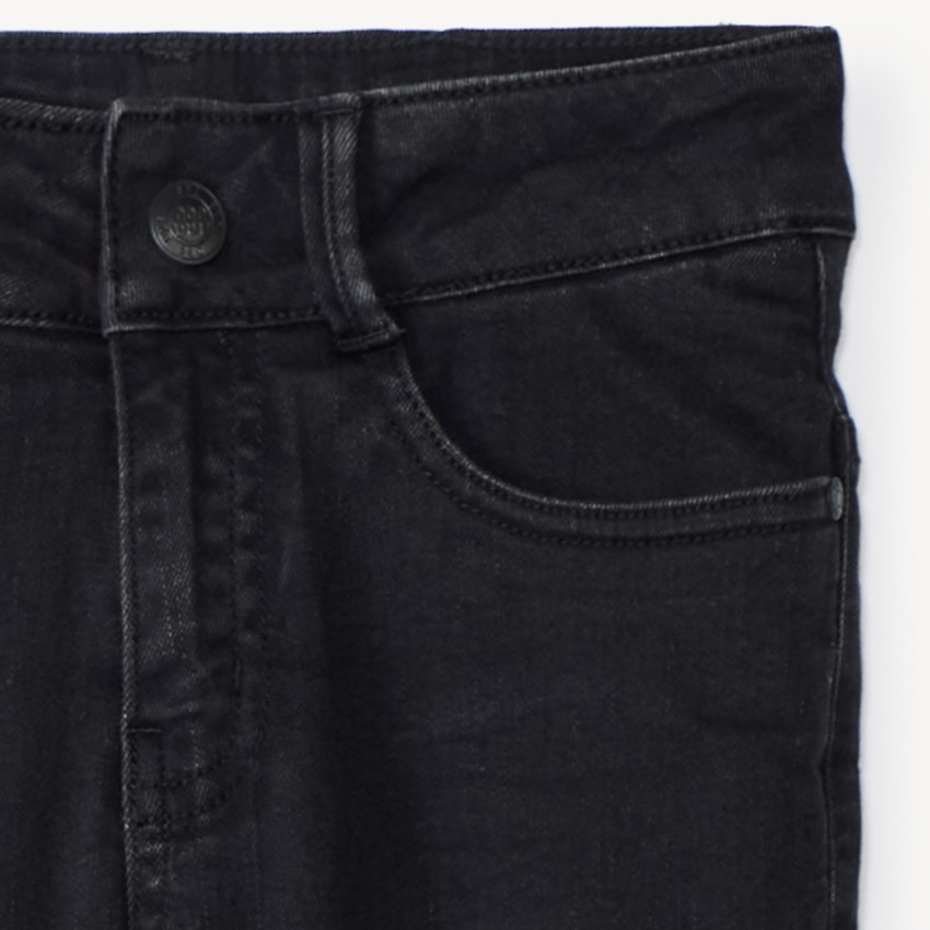 Jean droit doublé micropolaire pour garçon 