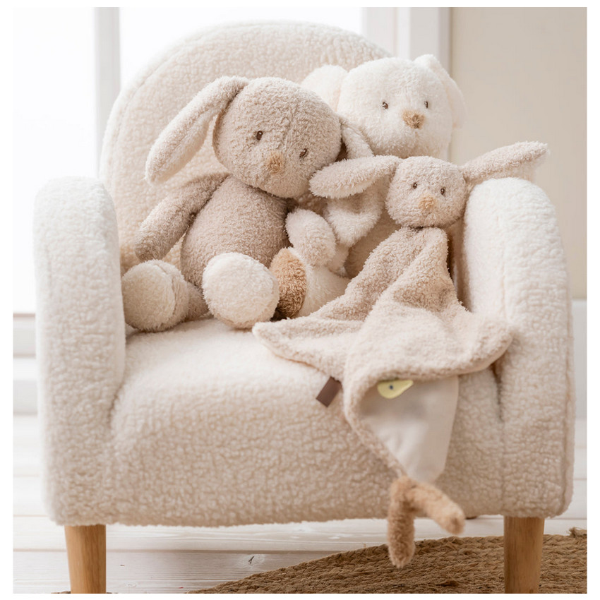 Peluche Lapin-Teddy 34cm 