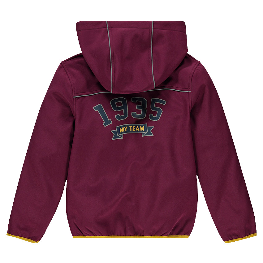 Junior - Veste (softshell) doublée micropolaire à capuche amovible 