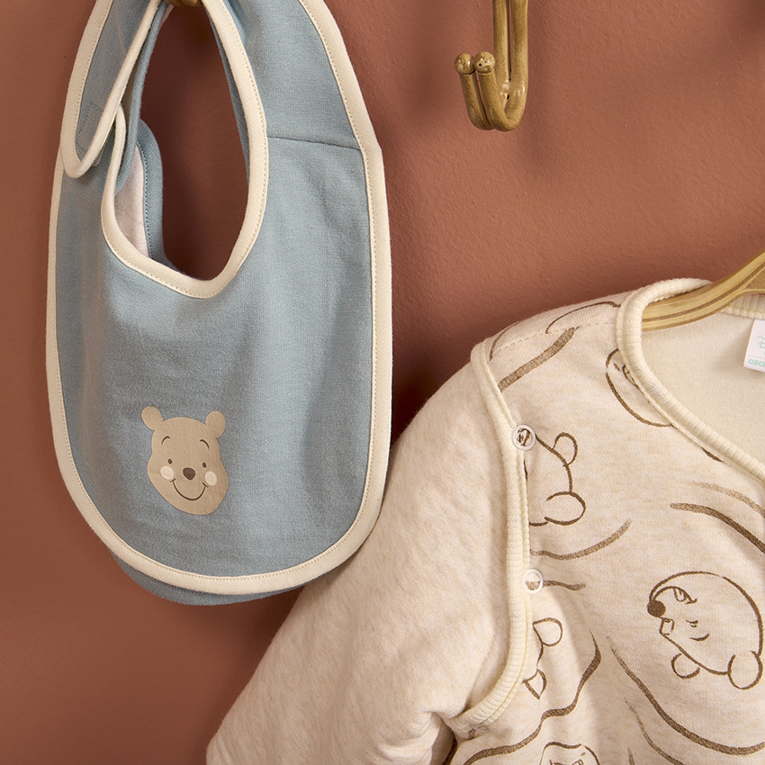 Lot de 2 bavoirs fantaisie Winnie Disney pour bébé garçon  