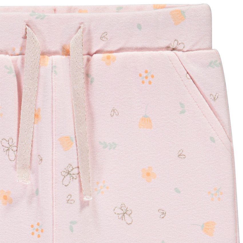 Jogging molleton imprimé pailleté pour bébé fille 