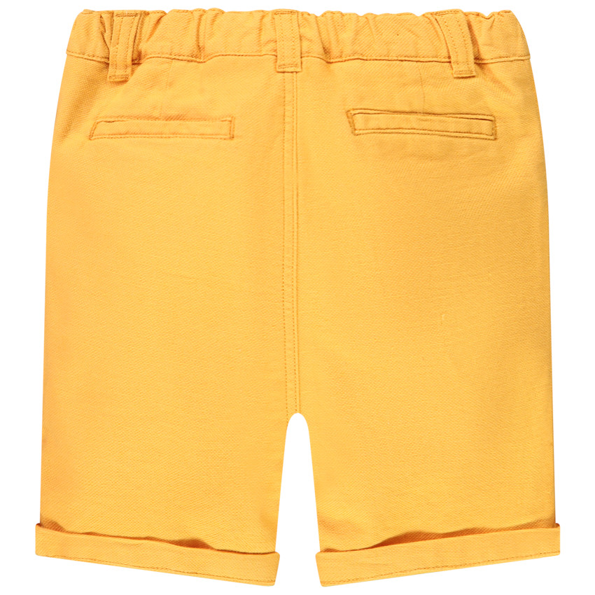 Bermuda en coton uni pour bébé garçon 