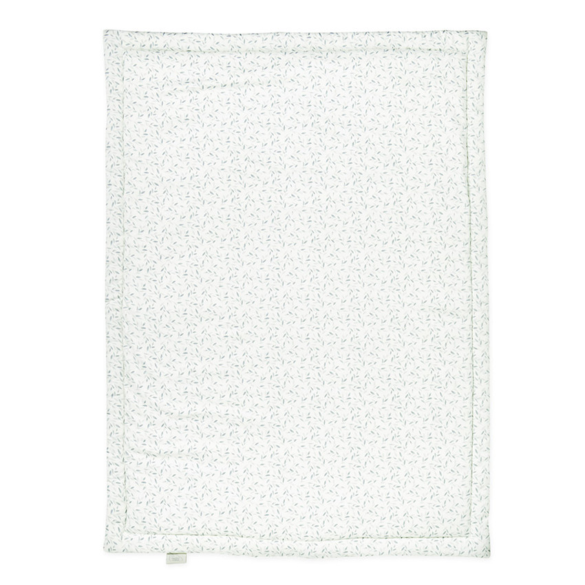 Couverture molletonnée 90 x 120 cm - OCS Green Leaves  
