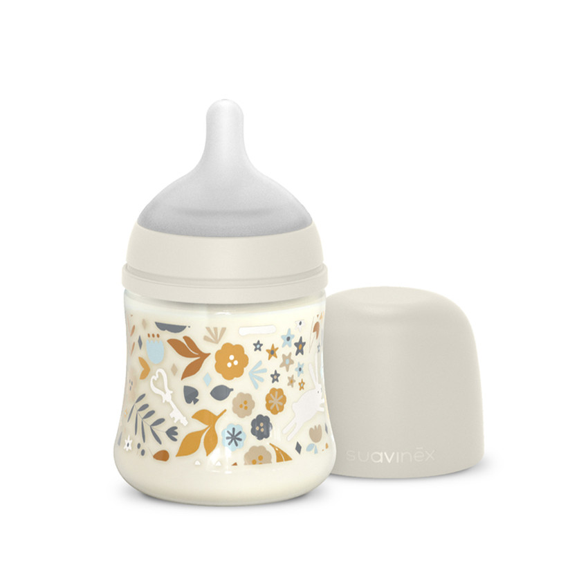 Biberon avec tétine symétrique SX Pro S 150 ml Wonderland Beige 