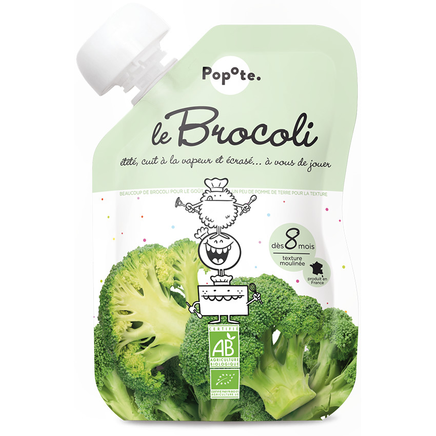 Gourde aux brocolis bio - 120g 