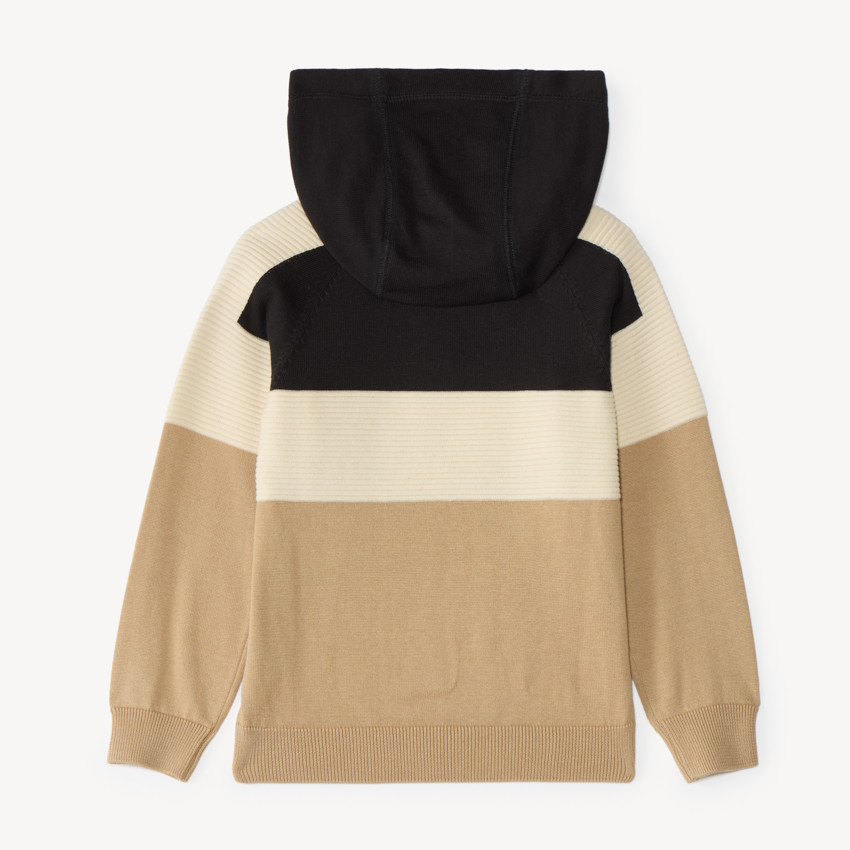 Pull à capuche en tricot garçon 