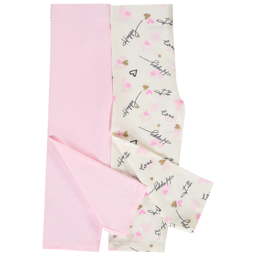 Lot de 2 caleçons courts fantaisie pour fille 