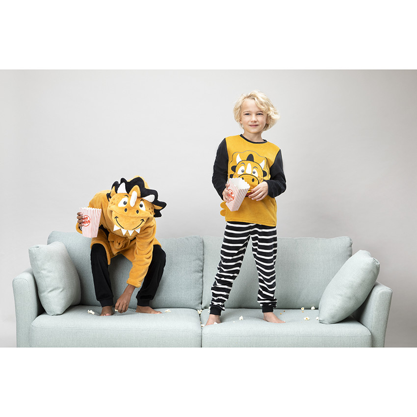 Pyjama en velours ludique pour enfant garçon 