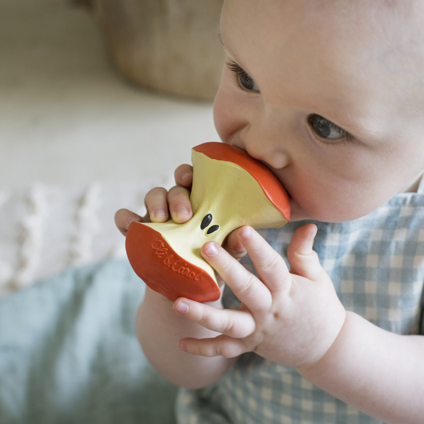 Jouet de dentition en caoutchouc Pepa la pomme