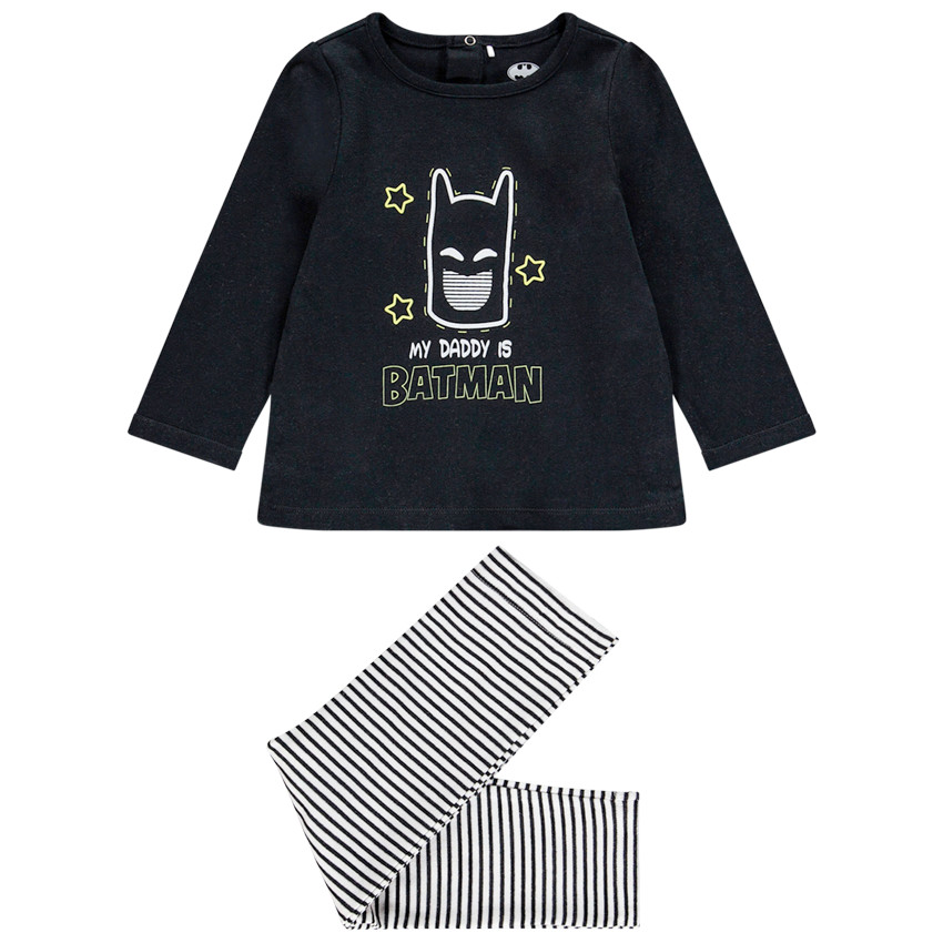 Pyjama en jersey print Batman pour bébé garçon