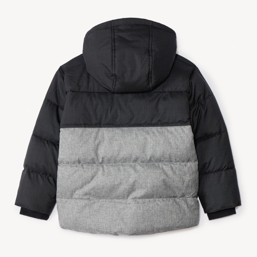 Doudoune bicolore doublée micropolaire pour garçon  