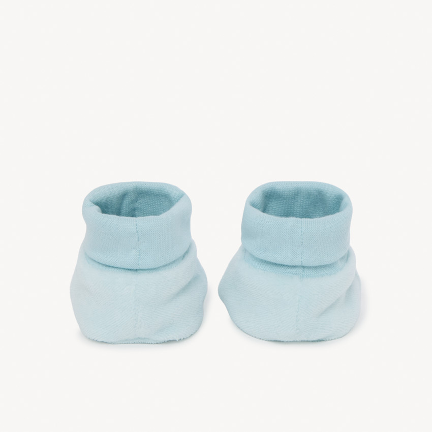 Chaussons éléphant en velours pour bébé garçon 