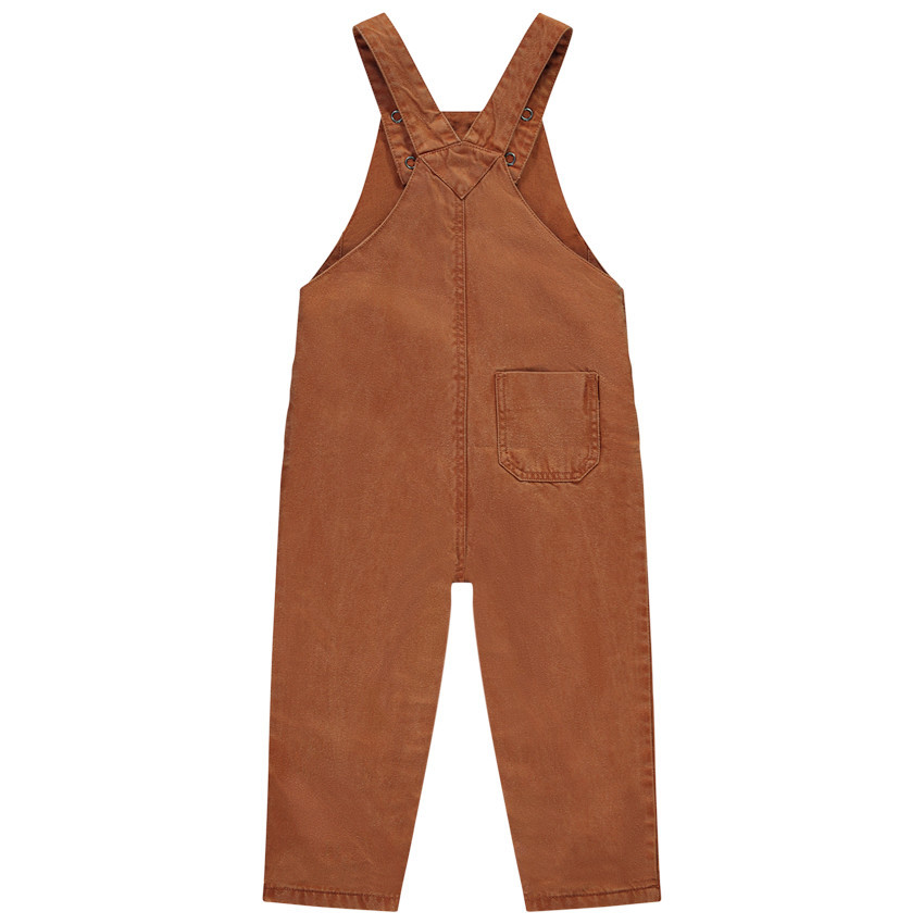 Salopette longue en twill doublé pour bébé garçon 