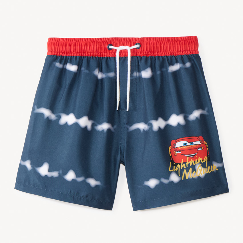 Short de bain tie & dye Flash McQueen Cars Disney pour garçon 