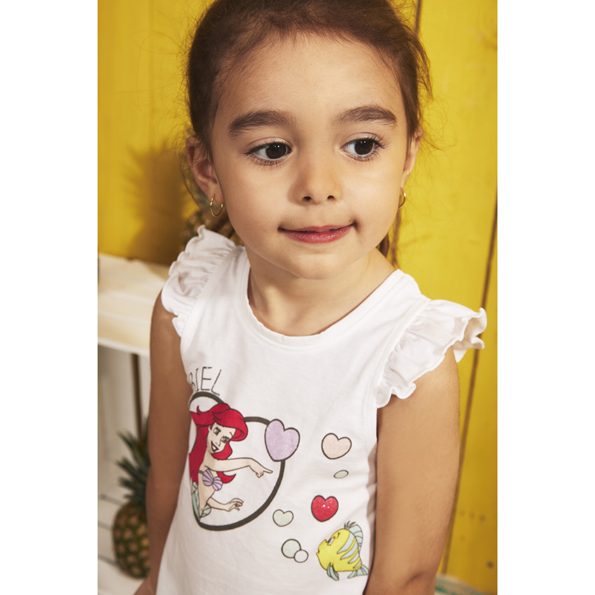 Débardeur en jersey print Ariel Disney pour bébé fille 