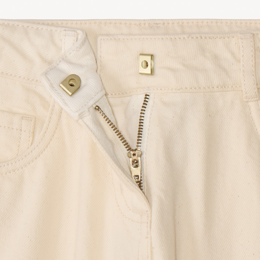 Jean large à poches cargo pour fille 