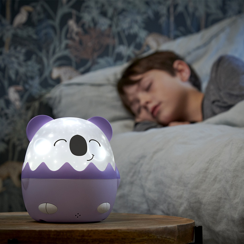 Veilleuse musicale sans fil avec projection Coco le koala 
