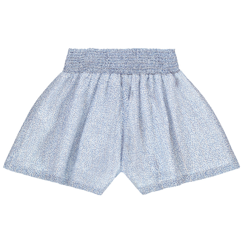 Jupe culotte en voile imprimé pour fille 