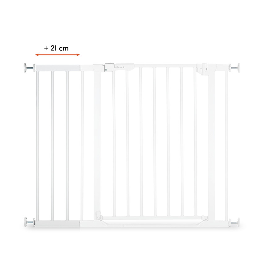 Extension de 21 cm pour barrière de sécurité Hauck blanc 