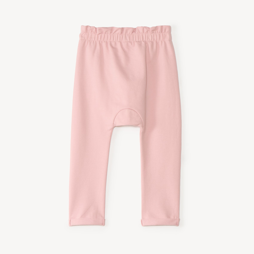 Pantalon jogging bébé fille uni 