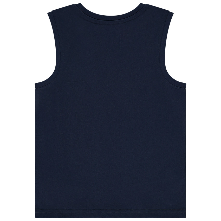 Débardeur uni avec print fantaisie pour garçon  