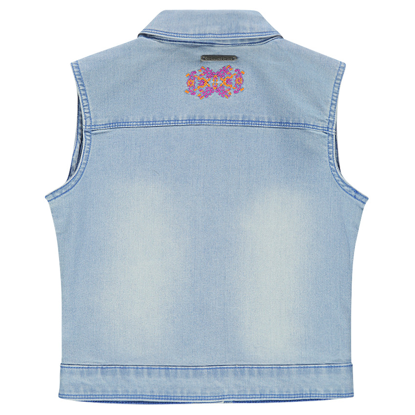 Junior - Veste sans manches en jeans  