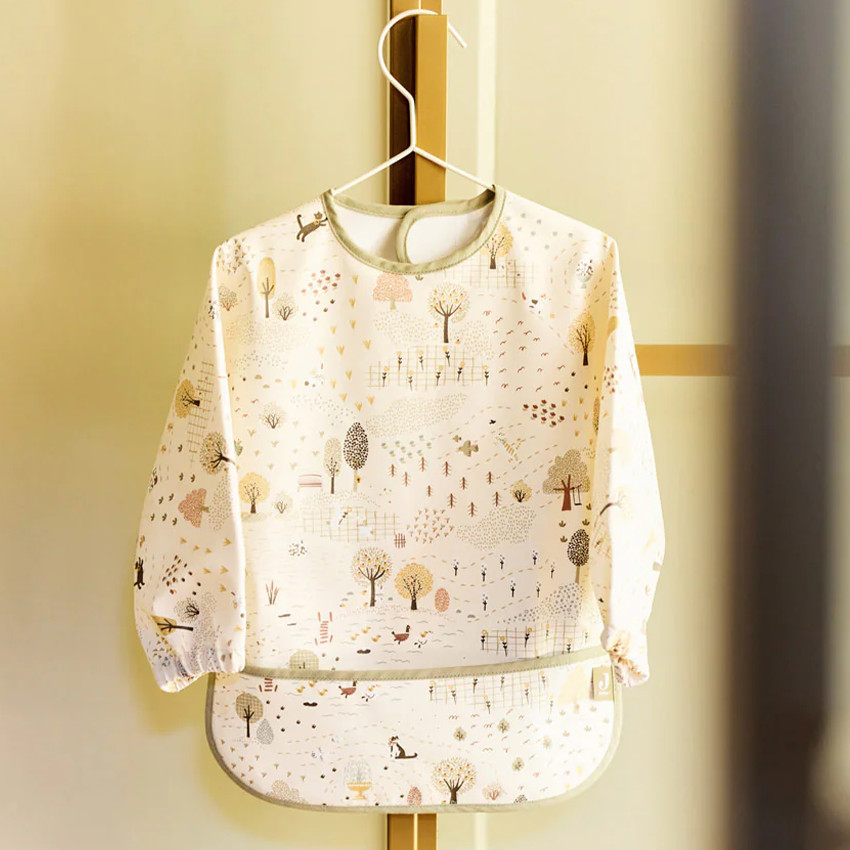 Bavoir à manches imperméable - Tiny Park  