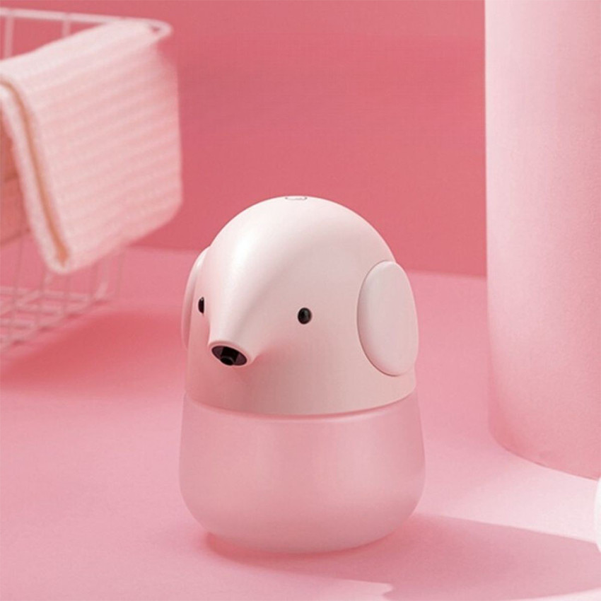 Distributeur de savon automatique Éléphant rose 