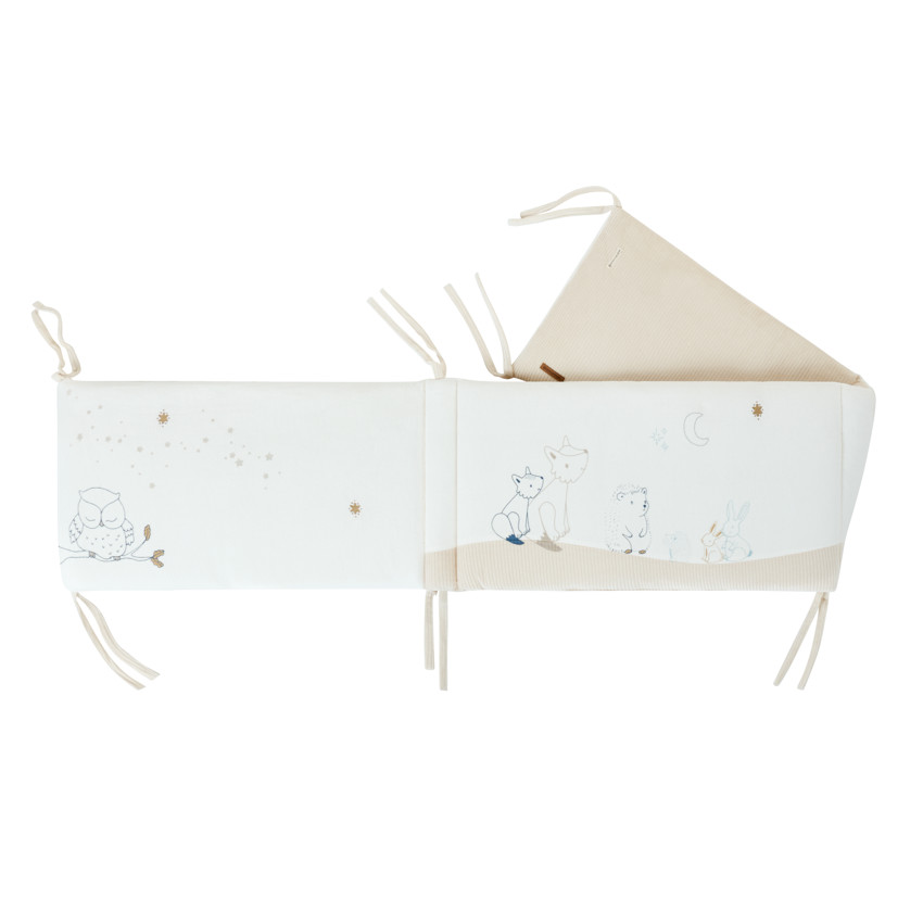 Tour de de lit Bande de Rêveurs - Écru 