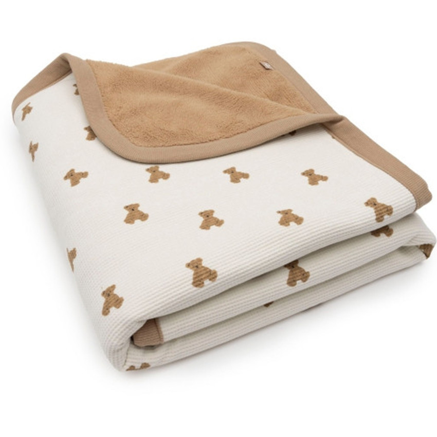 Couverture 100x150cm Mini Teddy Bear Little Waffle/Fluffy