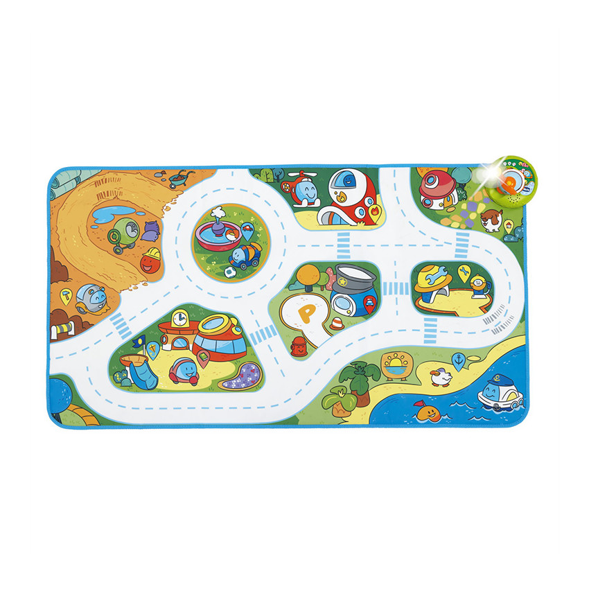 Tapis de jeu interactif circuit Turbo Ball City  