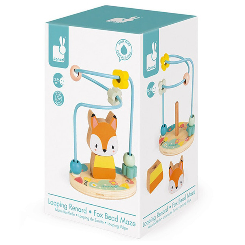 Jouet 1er âge Looping Renard en bois Pure 