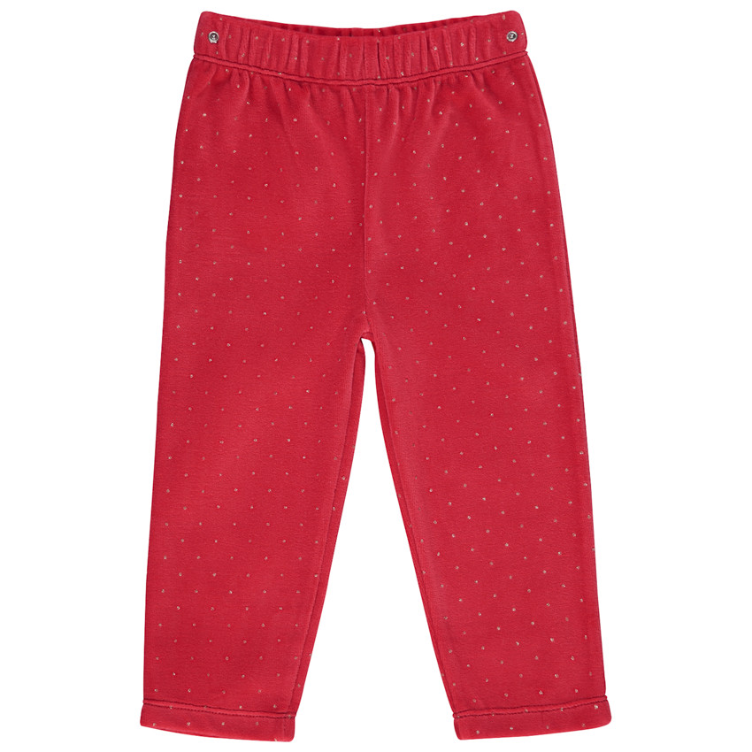 Pyjama 2 pièces en velours esprit Noël pour bébé fille 