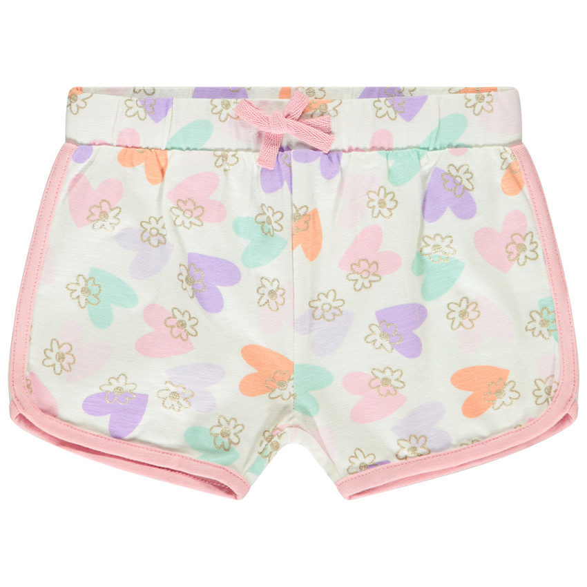 Short de sport imprimé fantaisie pour bébé fille 