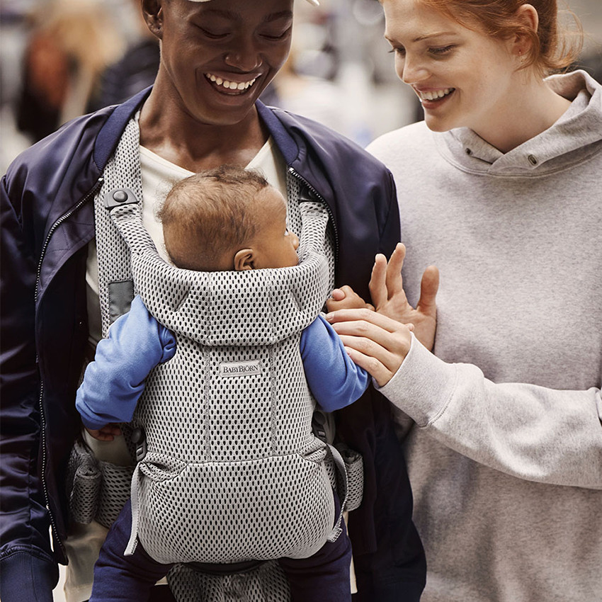 Porte-bébé Move en Mesh 3D - Gris 