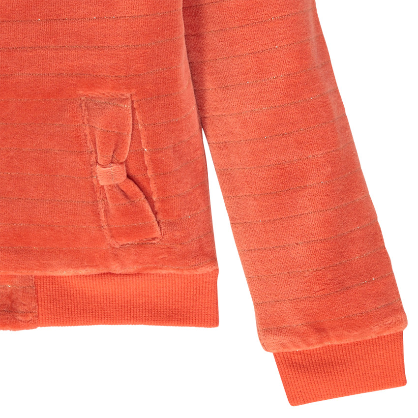 Jogging en velours bicolore 