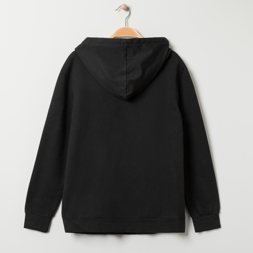 Sweat de grossesse en molleton à message pailleté 