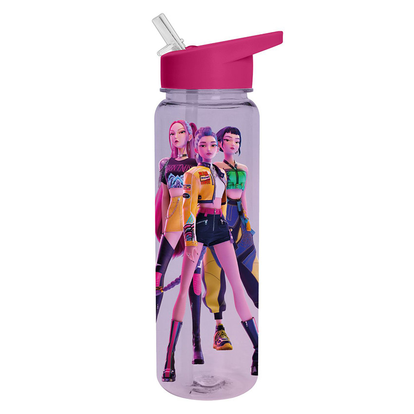 Gourde sport avec paille 750ml KPop Demon Hunters 