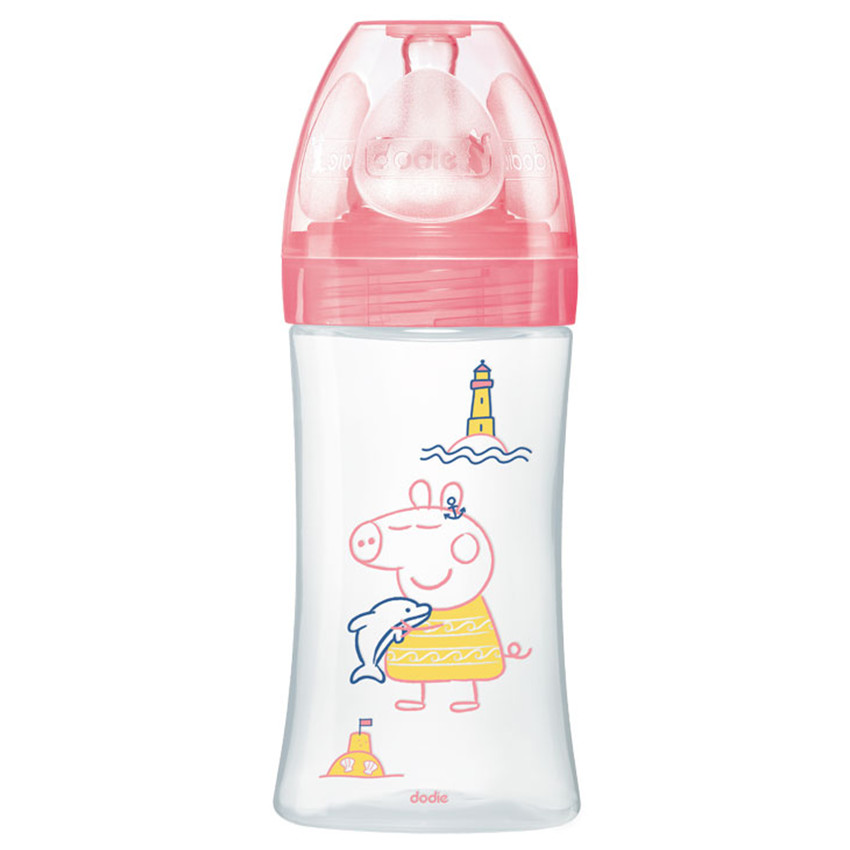Biberon Initiation+ Peppa Pig 0-6 mois Débit 2 - 270ml 