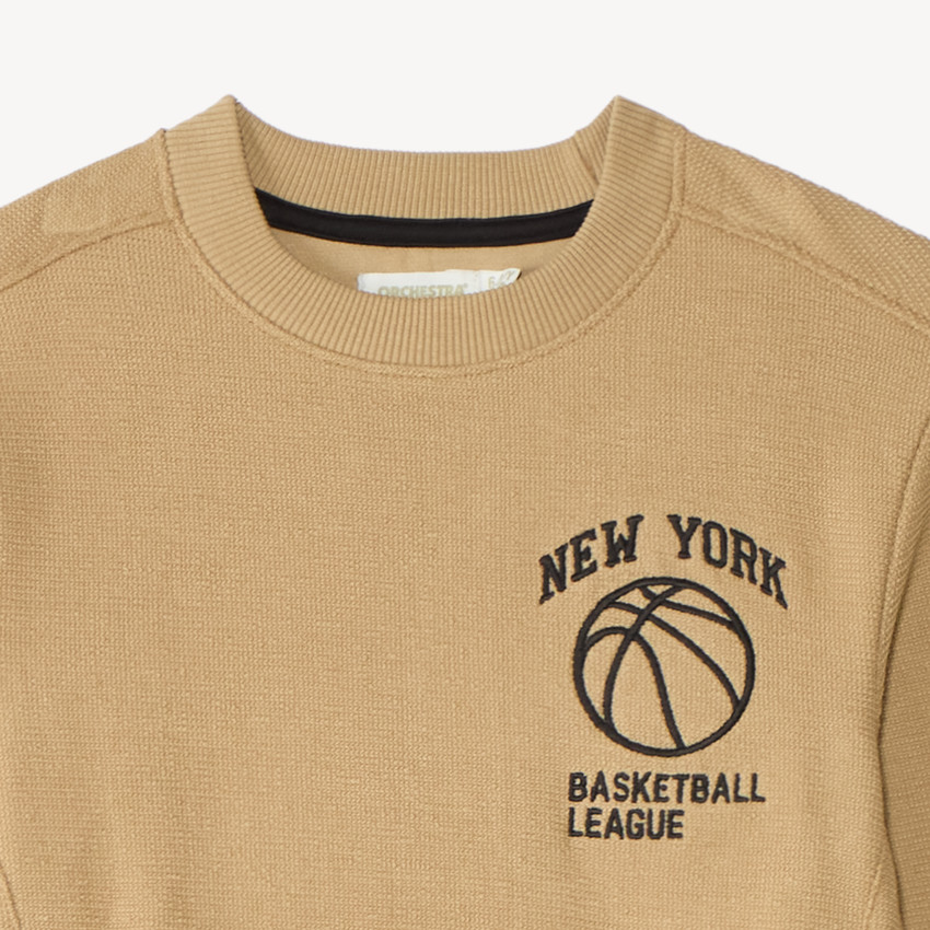 Ensemble de jogging garçon broderie basketball 