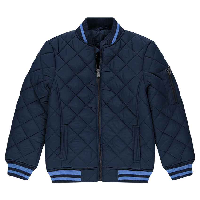 Junior - Blouson style teddy effet matelassé à poches 