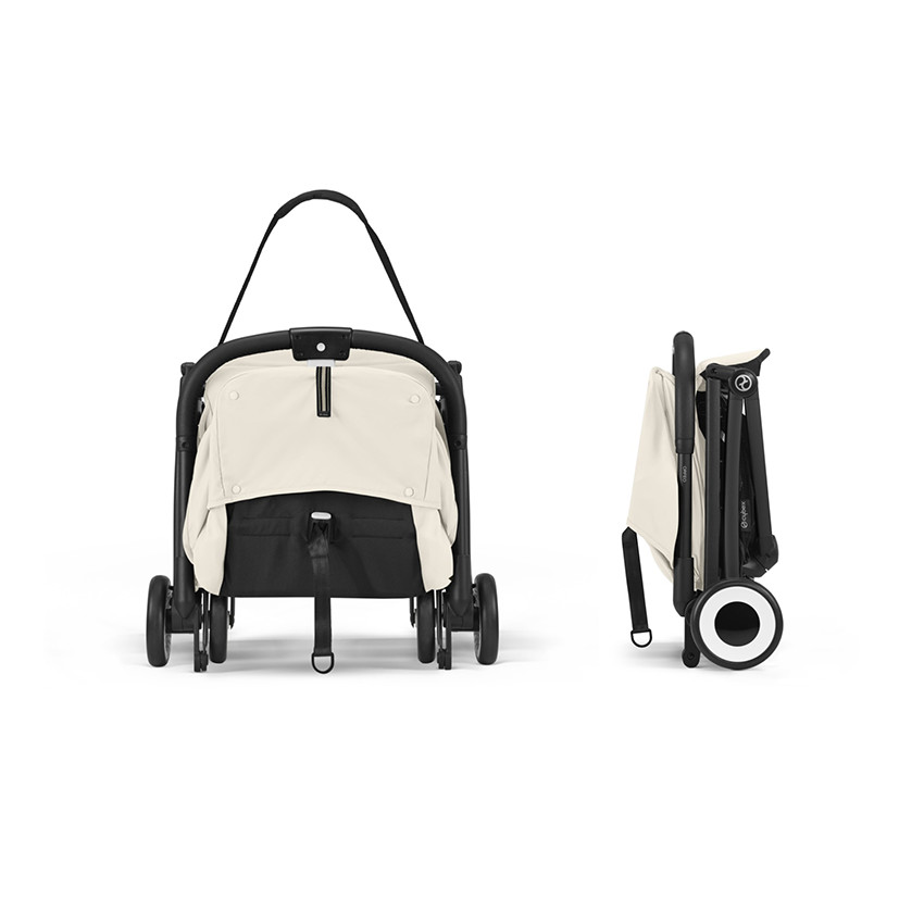 Poussette ultra-compacte Orfeo black/canvas white 