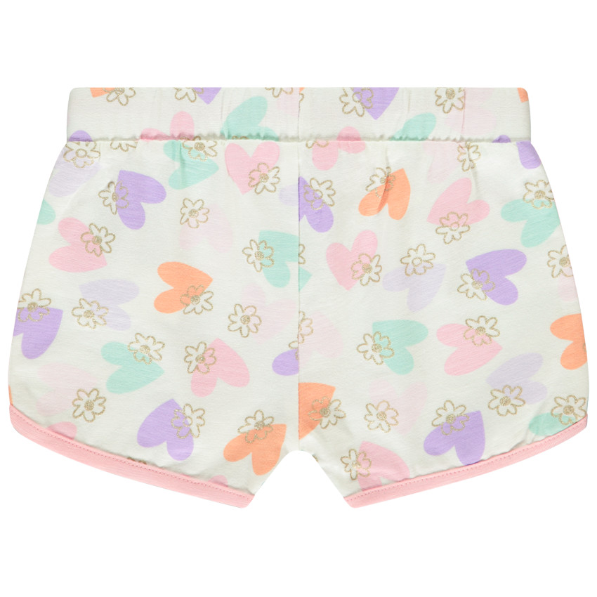 Short de sport imprimé fantaisie pour bébé fille 