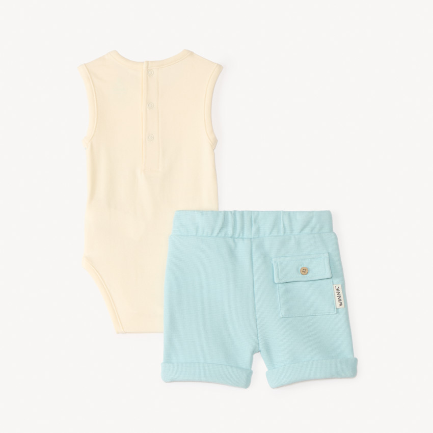 Ensemble 2 pièces body + short Winnie l’Ourson Disney pour bébé garçon 