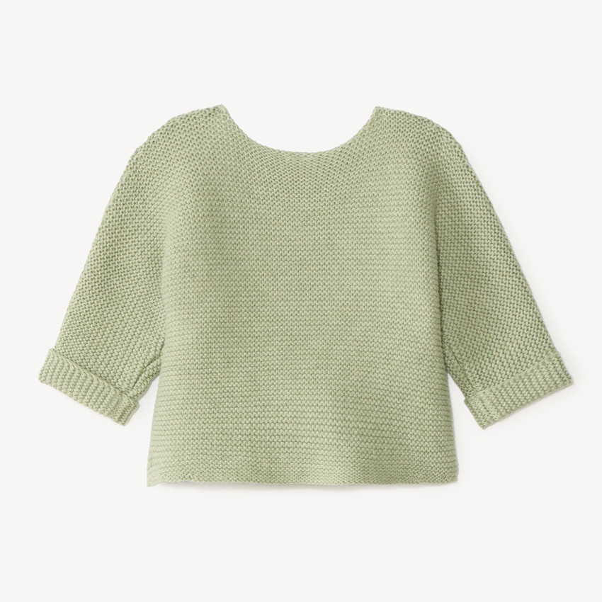 Gilet brassière en tricot bébé 