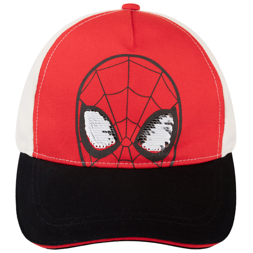 Casquette Spider-Man Marvel à sequins magiques pour garçon 