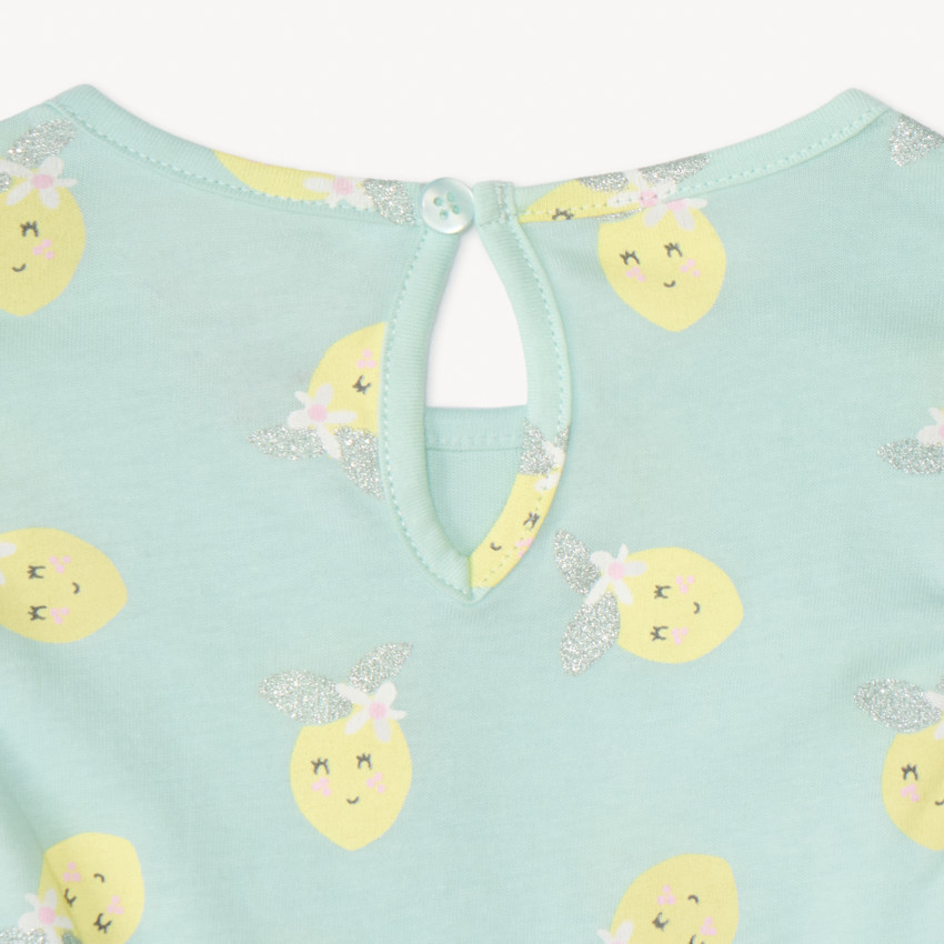 Lot de t-shirt manches courtes fantaisie pour bébé fille 